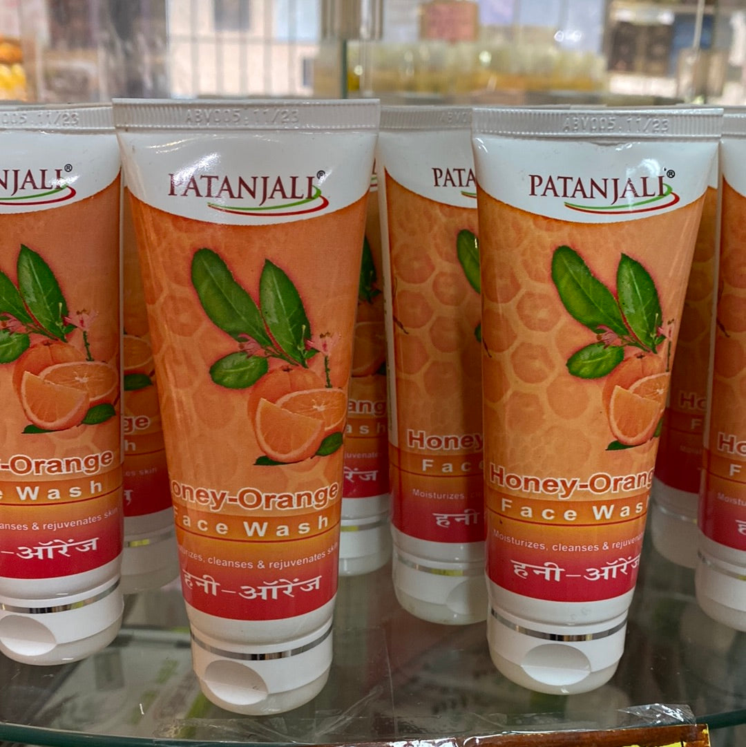 Honey orange face wash
