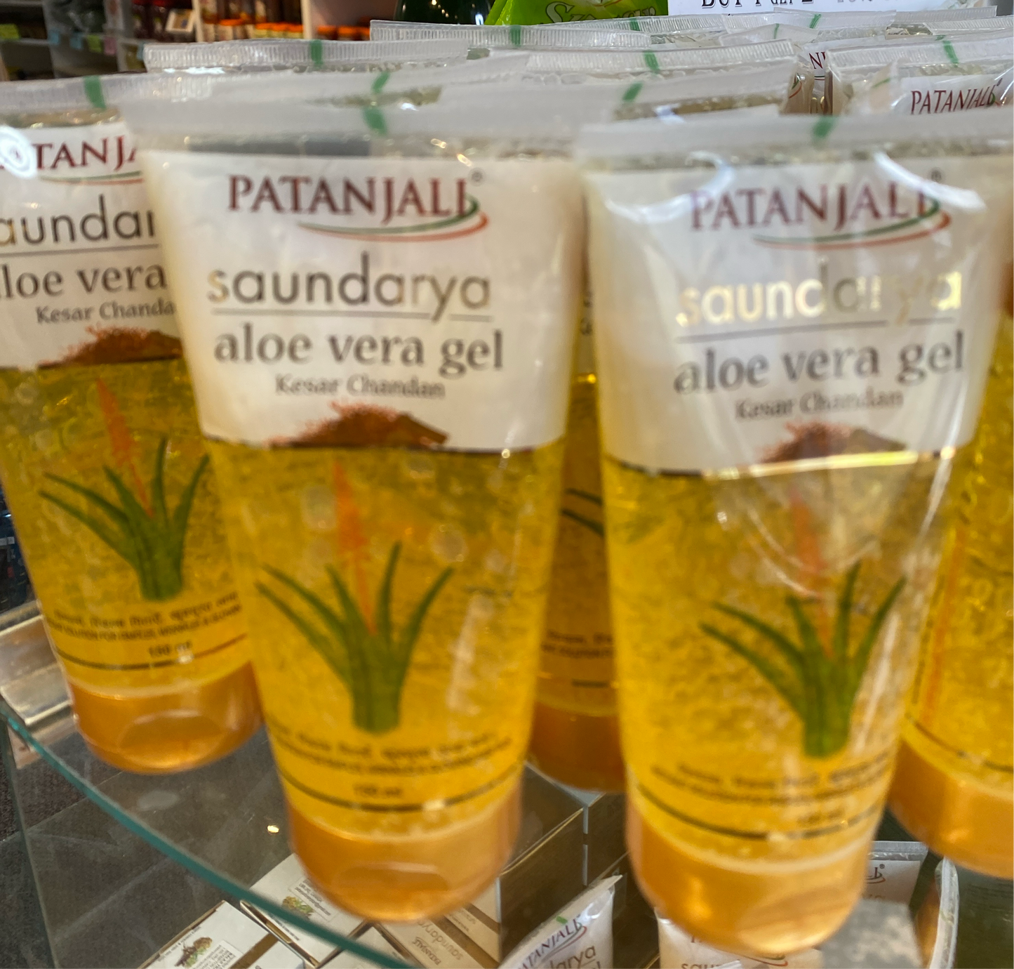 Aloe Vera Gel with Kesar Chandan (Saffron & Sandalwood)- Pack of 3