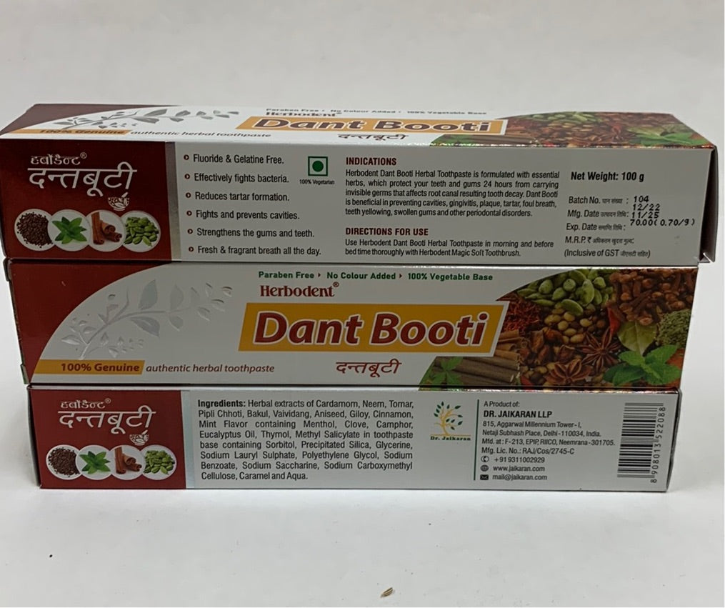 Dant Booti 3 pcs