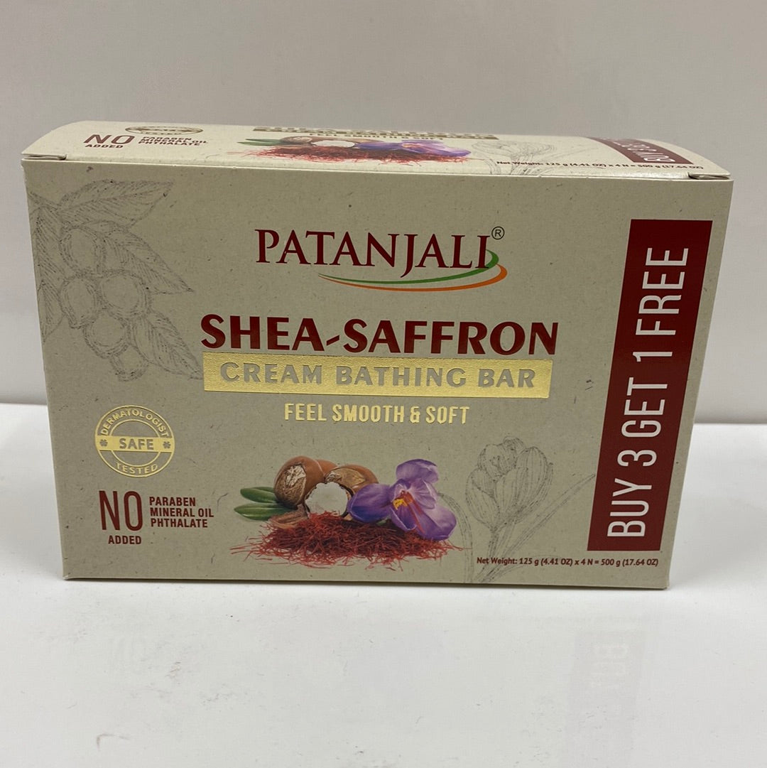 Shea saffron bath bar